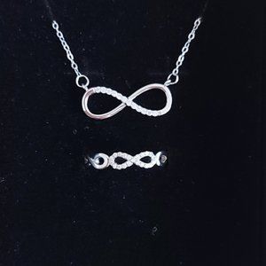 SOLD! Holiday Offer ???925 Silver Infinity Set